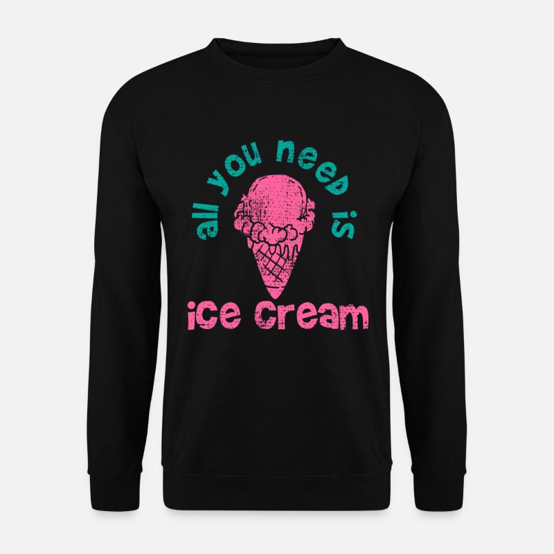 Eis - Unisex Pullover - Schwarz