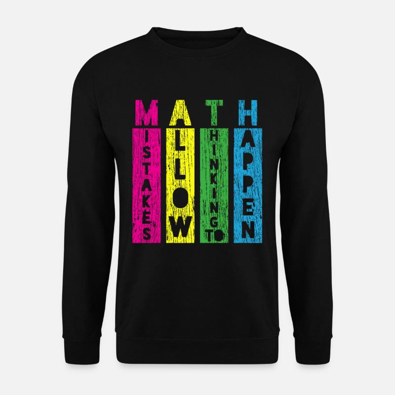 Math teacher design - Unisex Sweatshirt - black