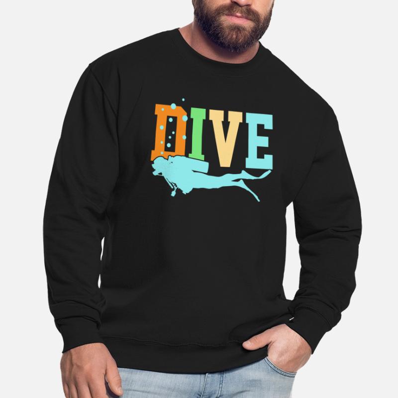 Plongée plongée plongée Sweat-shirt Unisexe