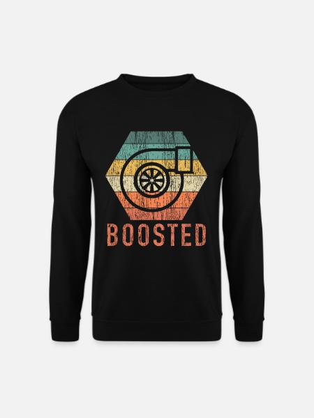 Turbo voiture boostée - Sweat-shirt Unisexe - noir