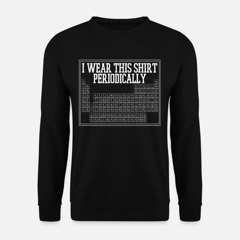 Science Chemistry Periodic Table - Unisex Sweatshirt - black