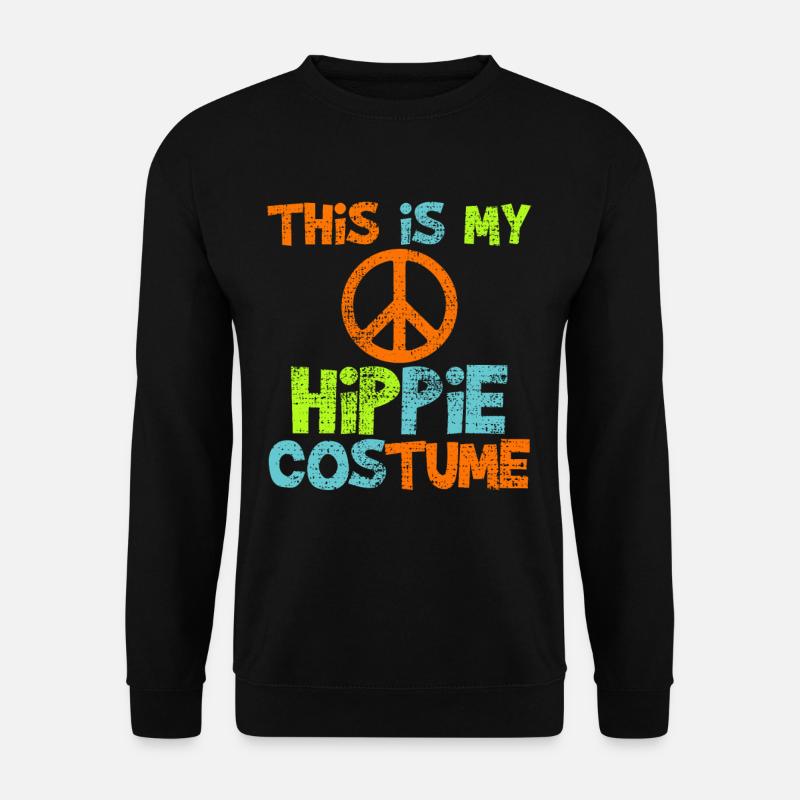 Hippie - Unisex Pullover - Schwarz