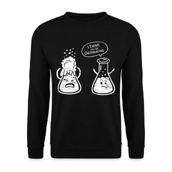 Professeur de vendange pour chimie-geek-physique-biologie - Sweat-shirt Unisexe - noir - Devant - Alina (178cm) & Michal (187cm)