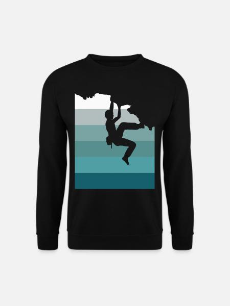 Klettern Bouldern - Unisex Pullover - Schwarz