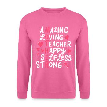 Lehrer - Unisex Pullover - Pink - Vorne