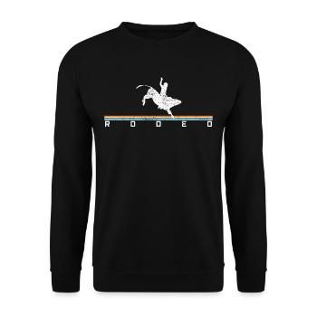 Rodeo - Unisex Sweatshirt - black - Front - Alina (178cm) & Michal (187cm)