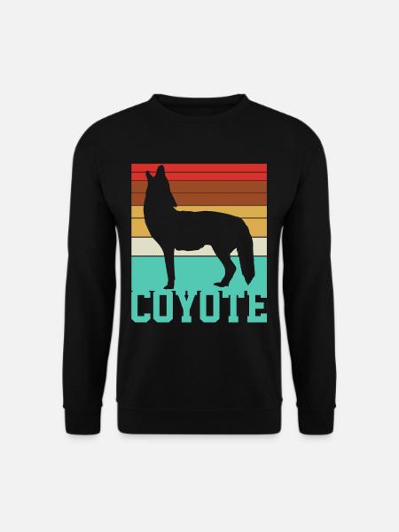 Kojote Kojote Kojote - Unisex Pullover - Schwarz