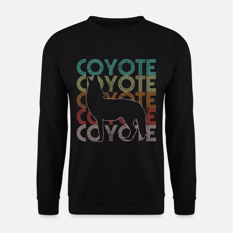 coyote - Unisex Sweatshirt - black