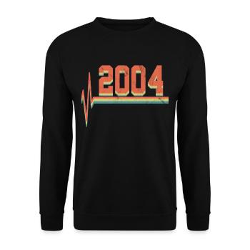 2004 - Unisex Sweatshirt - black - Front - Alina (178cm) & Michal (187cm)