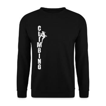 montée - Sweat-shirt Unisexe - noir - Devant - Alina (178cm) & Michal (187cm)