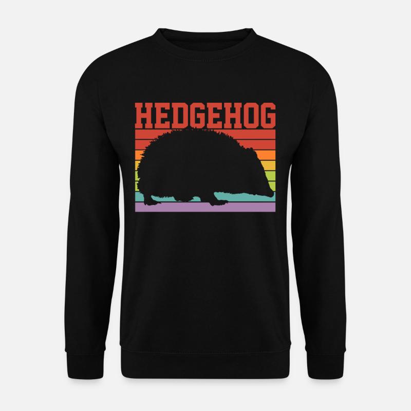 Hedgehog hedgehog - Unisex Sweatshirt - black