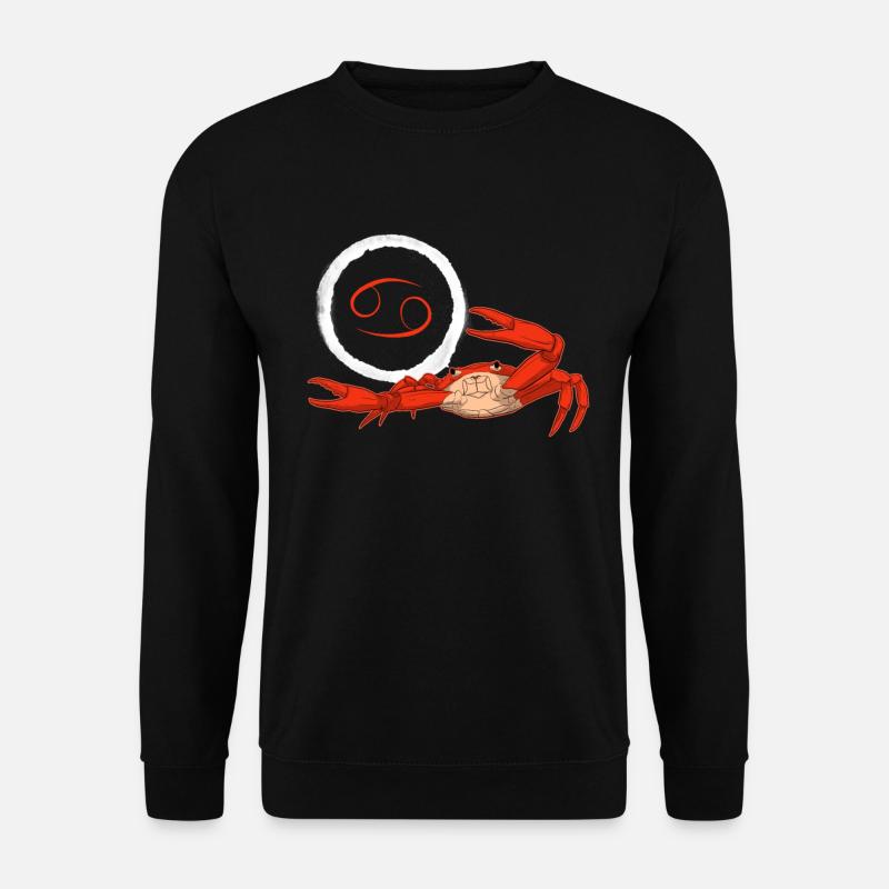 Sternzeichen Krebs Cancer - Unisex Pullover - Schwarz