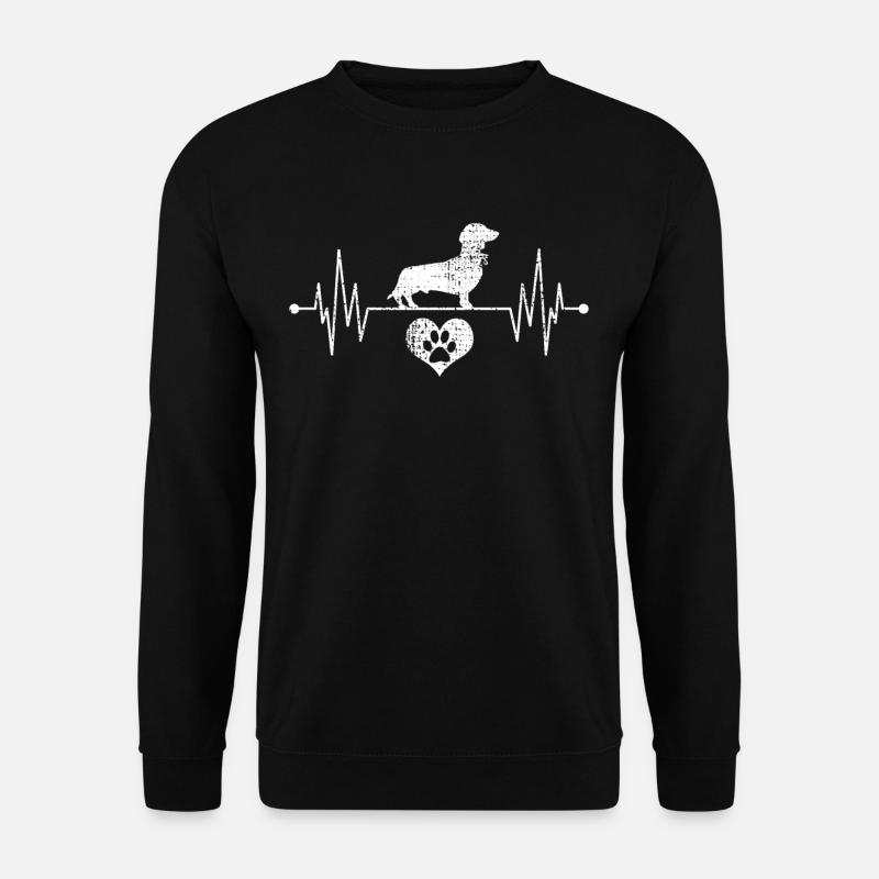 dachshund - Unisex Sweatshirt - black