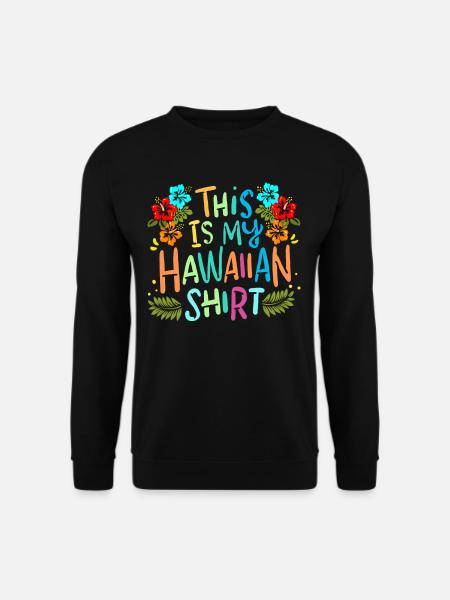 Hawaii Strand - Unisex Pullover - Schwarz