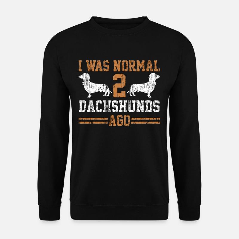 Dackel Hund - Unisex Pullover - Schwarz