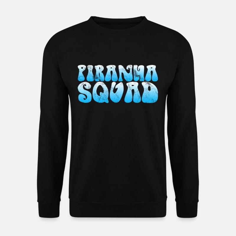 Piranha Fisch - Unisex Pullover - Schwarz