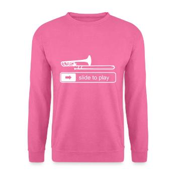 Posaune Posaunist Sprüche Spieler Lustig Geschenk - Unisex Pullover - Pink - Vorne