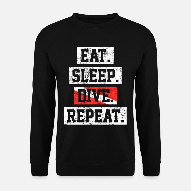 Diving Diving - Unisex Sweatshirt - black