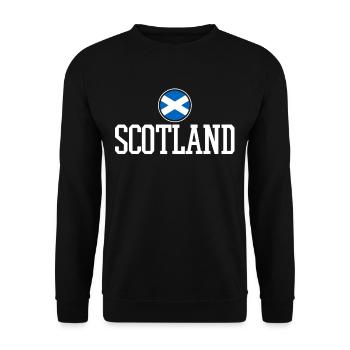 Schottland Scott - Unisex Pullover - Schwarz - Vorne - Alina (178cm) & Michal (187cm)
