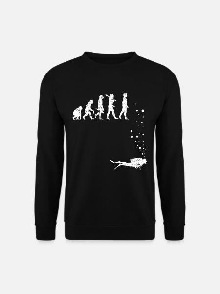 Tauchen Taucher - Unisex Pullover - Schwarz