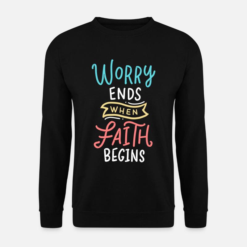 Citation chrétienne - Sweat-shirt Unisexe - noir
