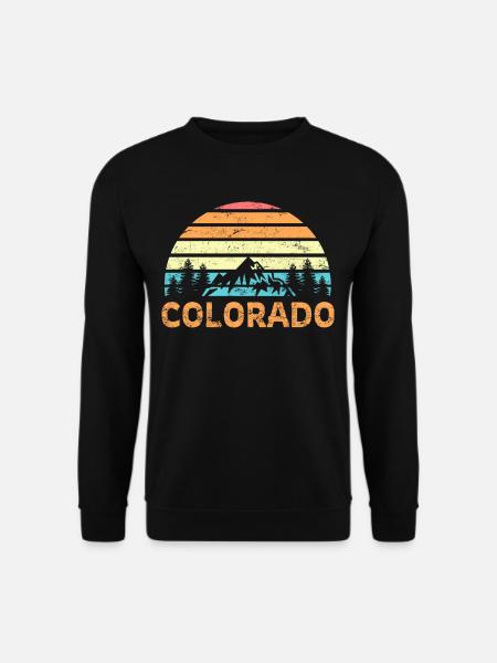 Colorado Mountain - Unisex Pullover - Schwarz