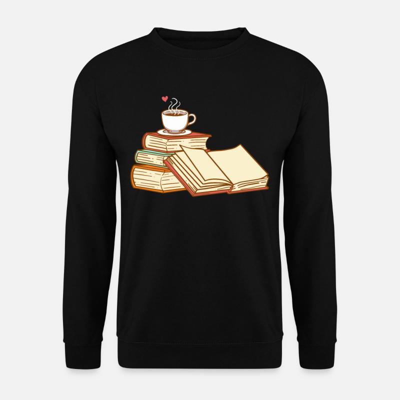 Bücherwurm - Unisex Pullover - Schwarz