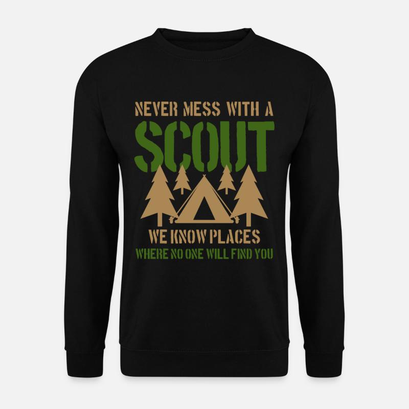 Scout campsite - Unisex Sweatshirt - black