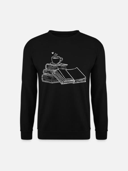 Book coffee - Unisex Sweatshirt - black