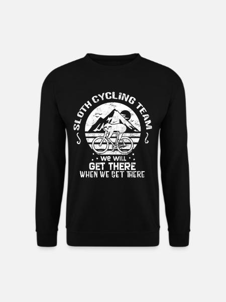 Cycling laziness - Unisex Sweatshirt - black