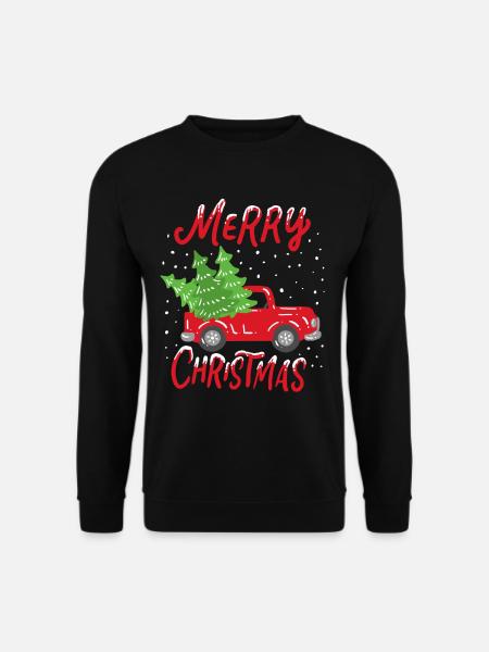 Christmas tree - Unisex Sweatshirt - black