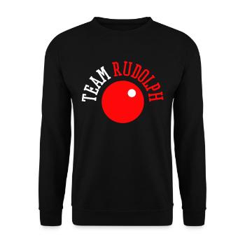 Rudolf Rendier - Unisex Sweatshirt - black - Front - Alina (178cm) & Michal (187cm)
