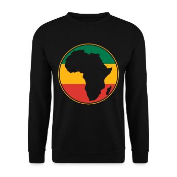 Carte africaine - Sweat-shirt Unisexe - noir - Devant - Alina (178cm) & Michal (187cm)