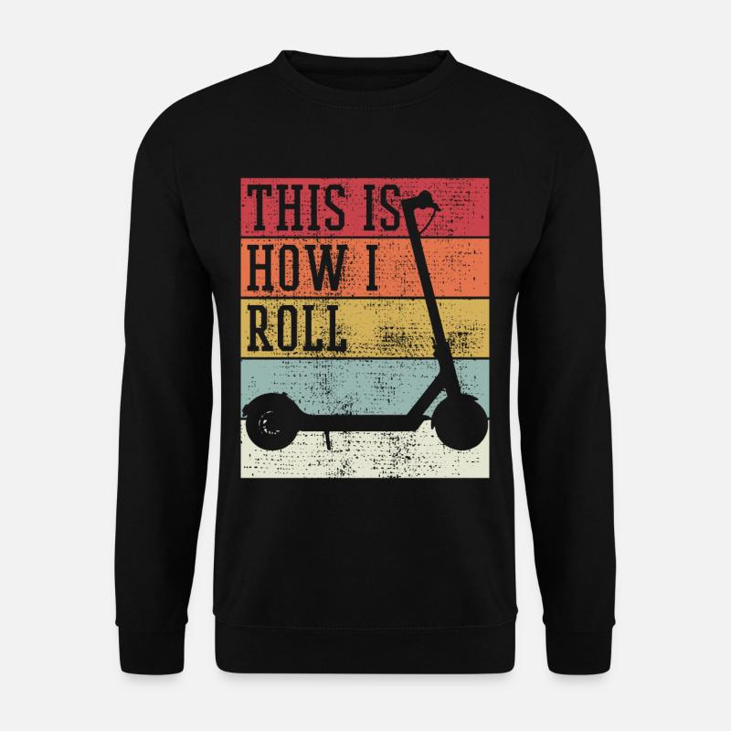 E-Roller - Unisex Pullover - Schwarz