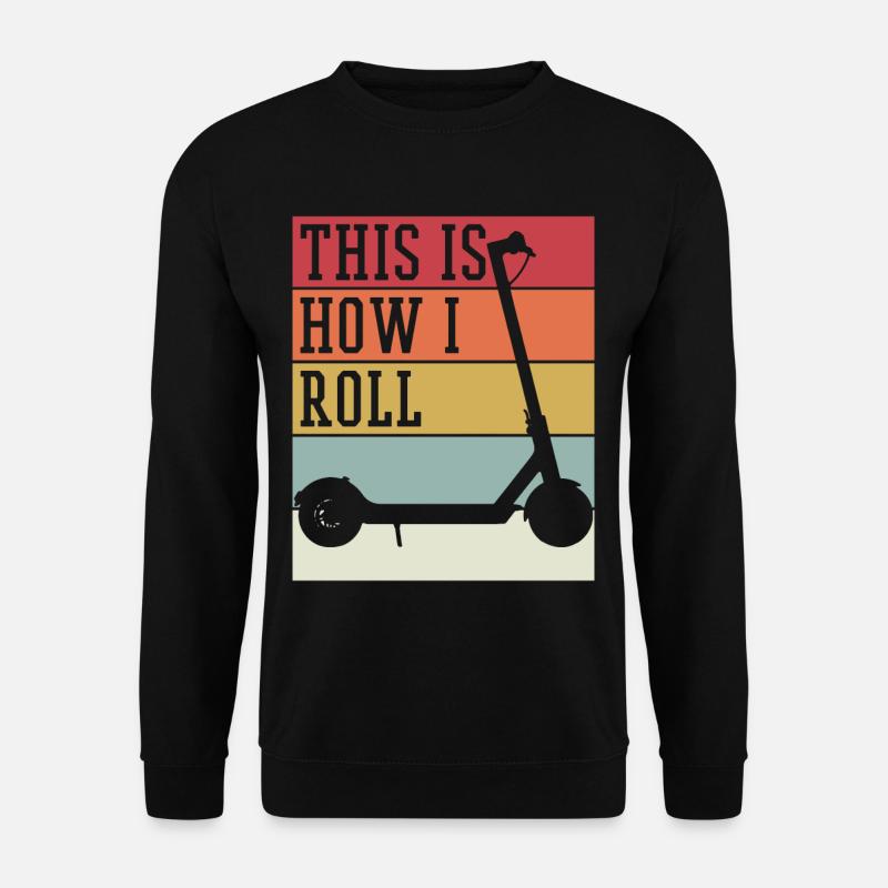 E-Roller - Unisex Pullover - Schwarz