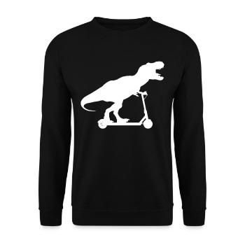 escooter - Unisex Pullover - Schwarz - Vorne - Alina (178cm) & Michal (187cm)