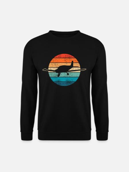 plane - Unisex Sweatshirt - black