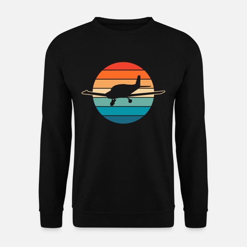 Ultraleichtflugzeug - Unisex Pullover - Schwarz