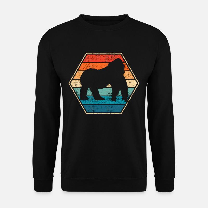 gorilla - Unisex Pullover - Schwarz