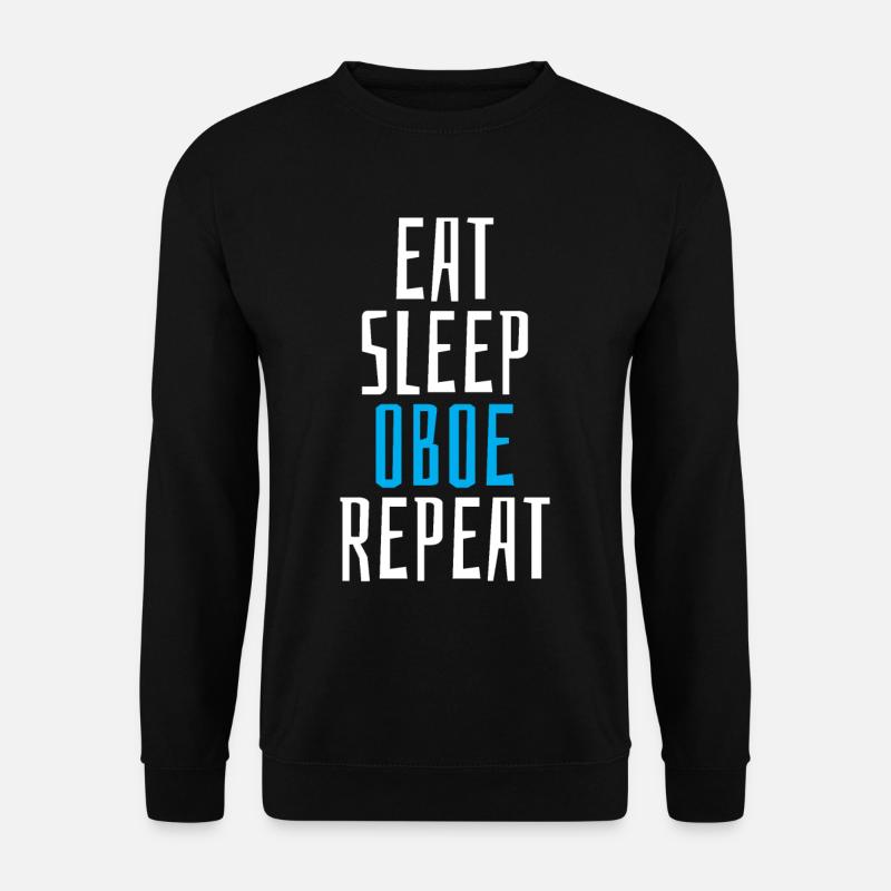 Oboe Oboe Oboe Oboe - Unisex Pullover - Schwarz