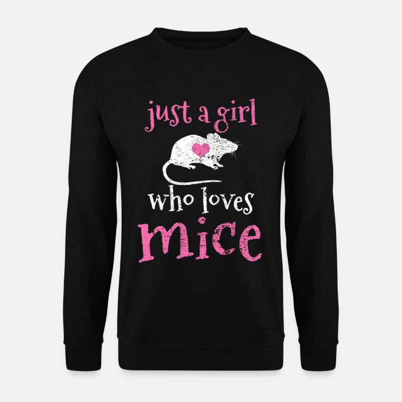Mäuse Maus - Unisex Pullover - Schwarz