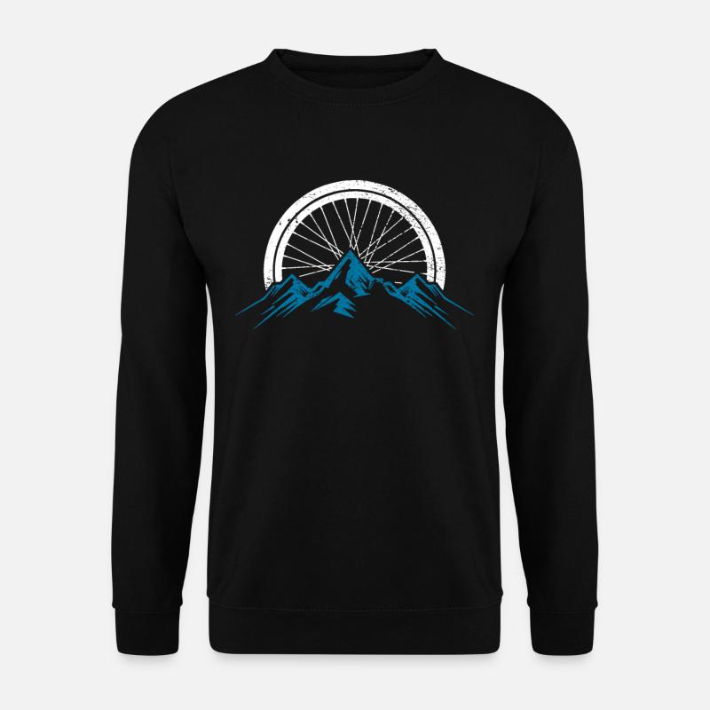 Mountainbike - Unisex Pullover - Schwarz