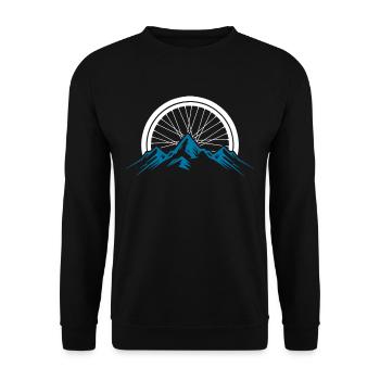 MTB - Unisex Sweatshirt - black - Front - Alina (178cm) & Michal (187cm)