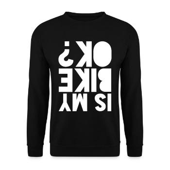 MTB - Unisex Sweatshirt - black - Front - Alina (178cm) & Michal (187cm)