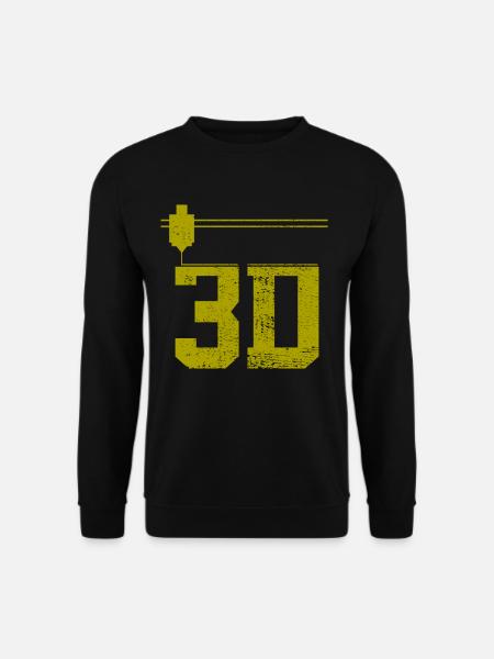 3D printing 3D printing 3D printing - Unisex Sweatshirt - black