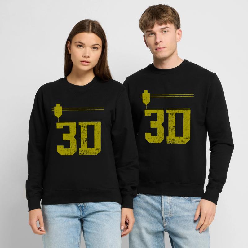 Impression 3D Impression 3D Impression 3D Sweat-shirt Unisexe