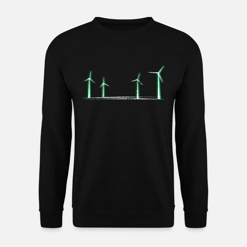l'énergie éolienne - Sweat-shirt Unisexe - noir