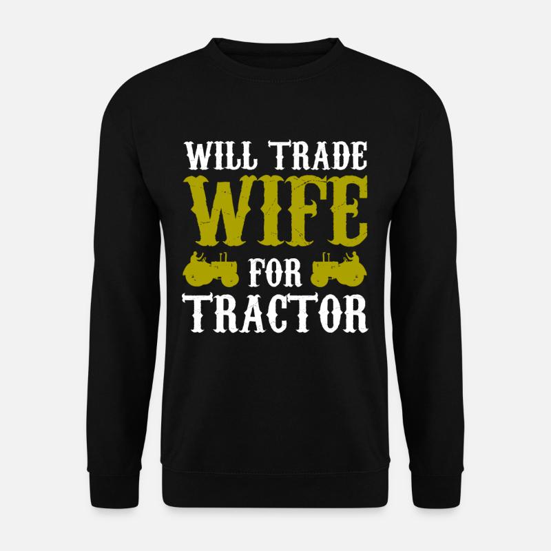 tractor - Unisex Sweatshirt - black