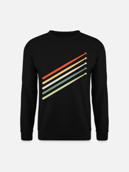 Drummer Drumsticks - Unisex Pullover - Schwarz