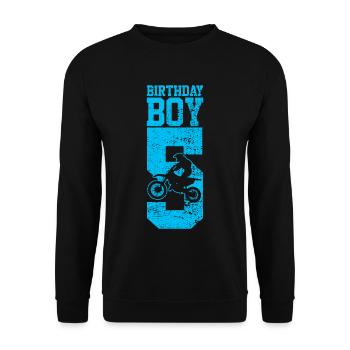 Motocross 5ème anniversaire - Sweat-shirt Unisexe - noir - Devant - Alina (178cm) & Michal (187cm)